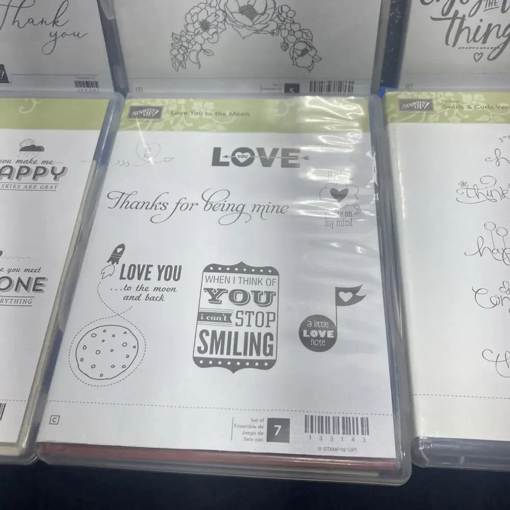 Stampin' Up Lot Of 6 Sale-a-Bration Sets; Whimsical Words And More